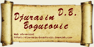 Đurašin Bogutović vizit kartica